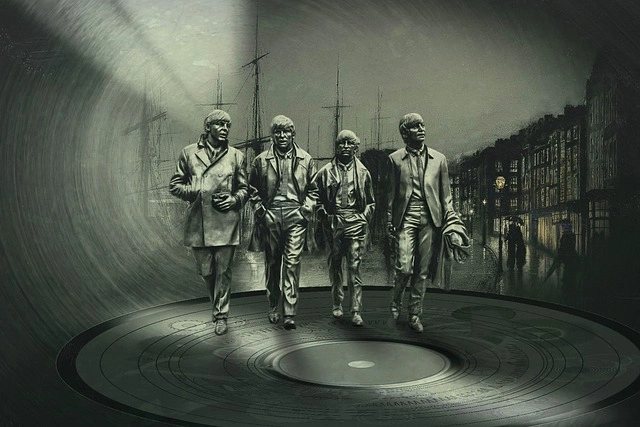 An illustration based on the Beatles statues in Liverpool, made by Willgard Krause from Pixabay.